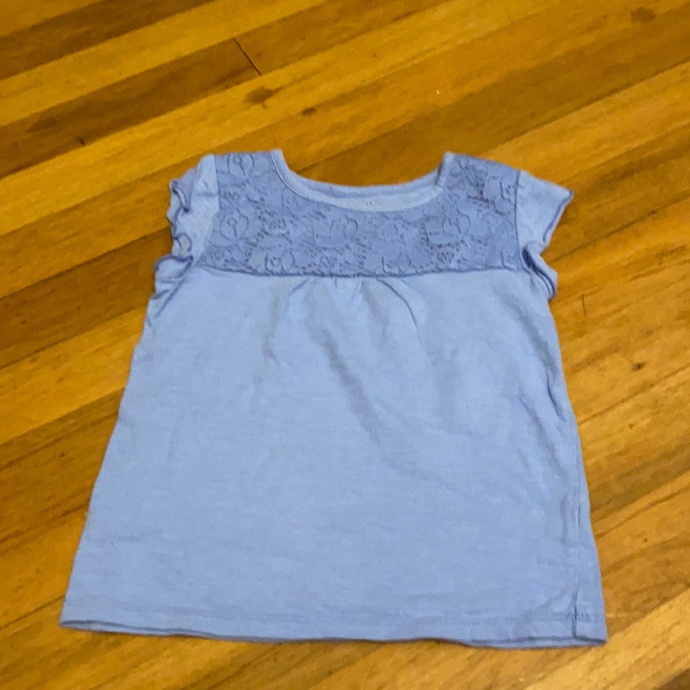 Blue lace shirt